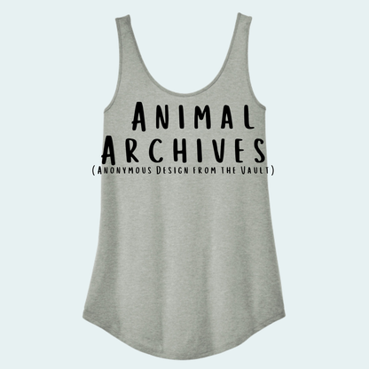 Animal Archives (Anonymous Design from the Vault) Women's Relaxed Tank