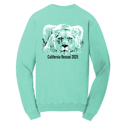 Lucy - California Rescue 2025 - Unisex Crewneck Sweater Tee (FUNDRAISER)