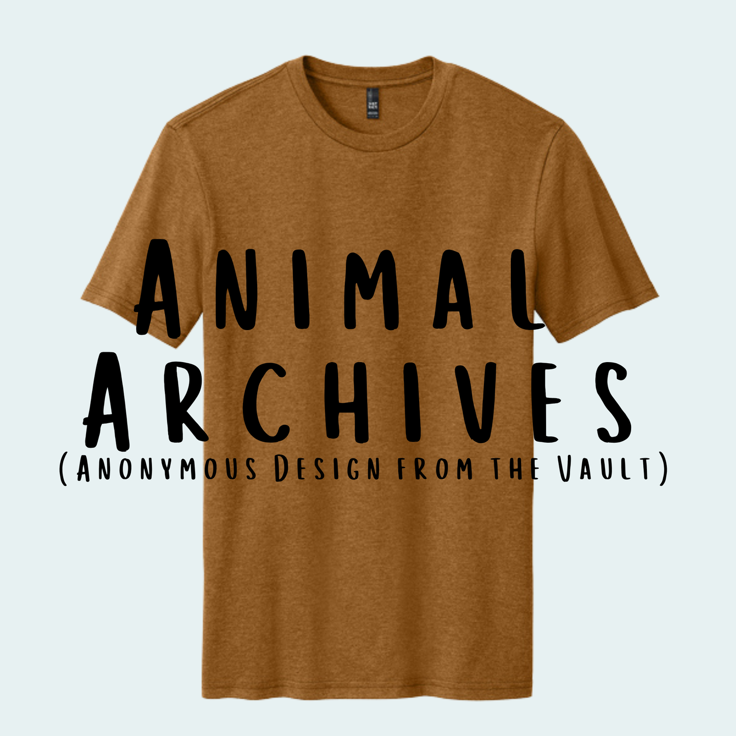 Animal Archives (Anonymous Design from the Vault) Unisex Tee