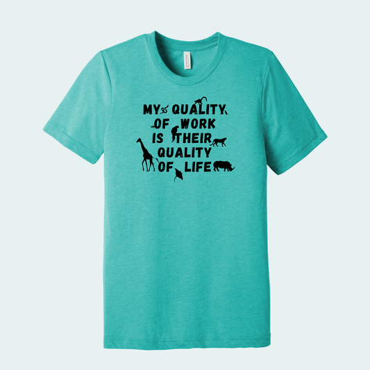 Quality of Life Quote (Limited Edition for February) Unisex Tee