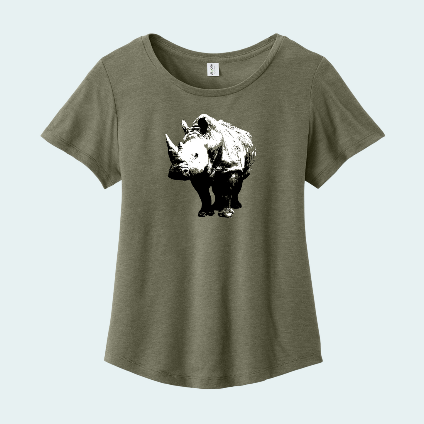 White Rhino (Limited Edition) Women’s Relaxed Scoop Neck Tee