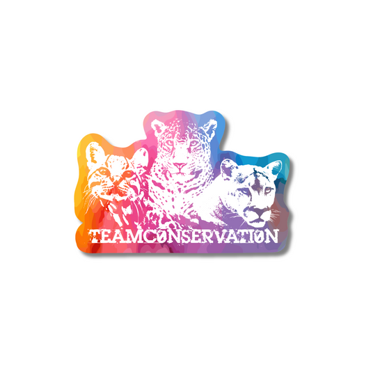 3 Cats Team Conservation - Sticker