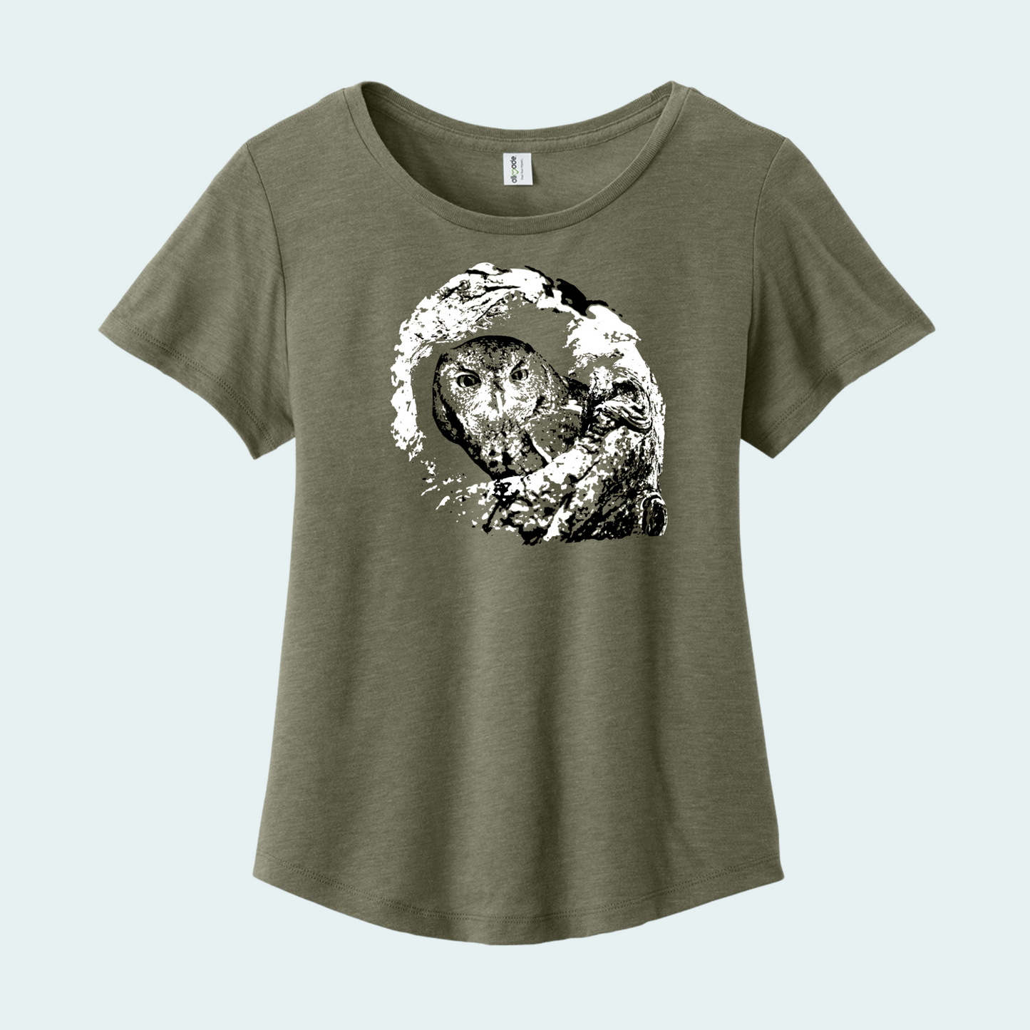 Sweet Pea - Eastern Screech Owl (Fundraiser) Women’s Relaxed Scoop Neck Tee
