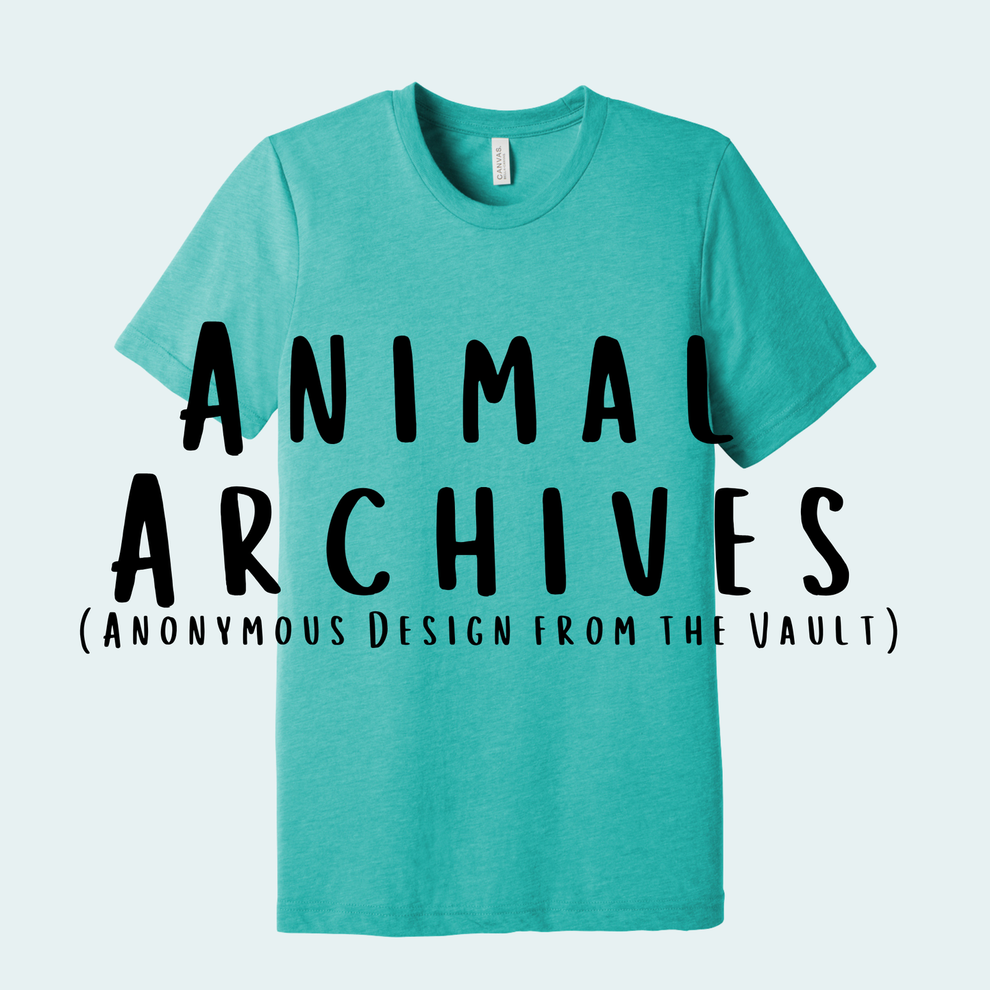 Animal Archives (Anonymous Design from the Vault) Unisex Tee