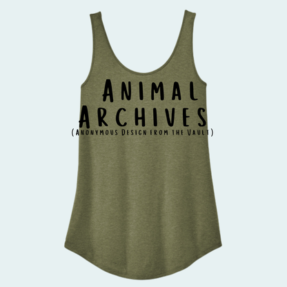 Animal Archives (Anonymous Design from the Vault) Women's Relaxed Tank