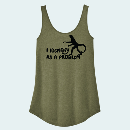 I Identify as a Problem - Spider Monkey (Limited Edition for April) Women's Relaxed Tank