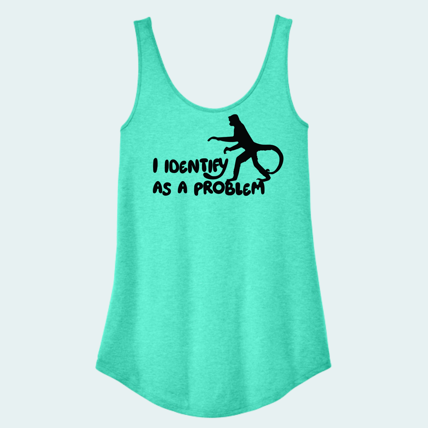 I Identify as a Problem - Spider Monkey (Limited Edition for April) Women's Relaxed Tank