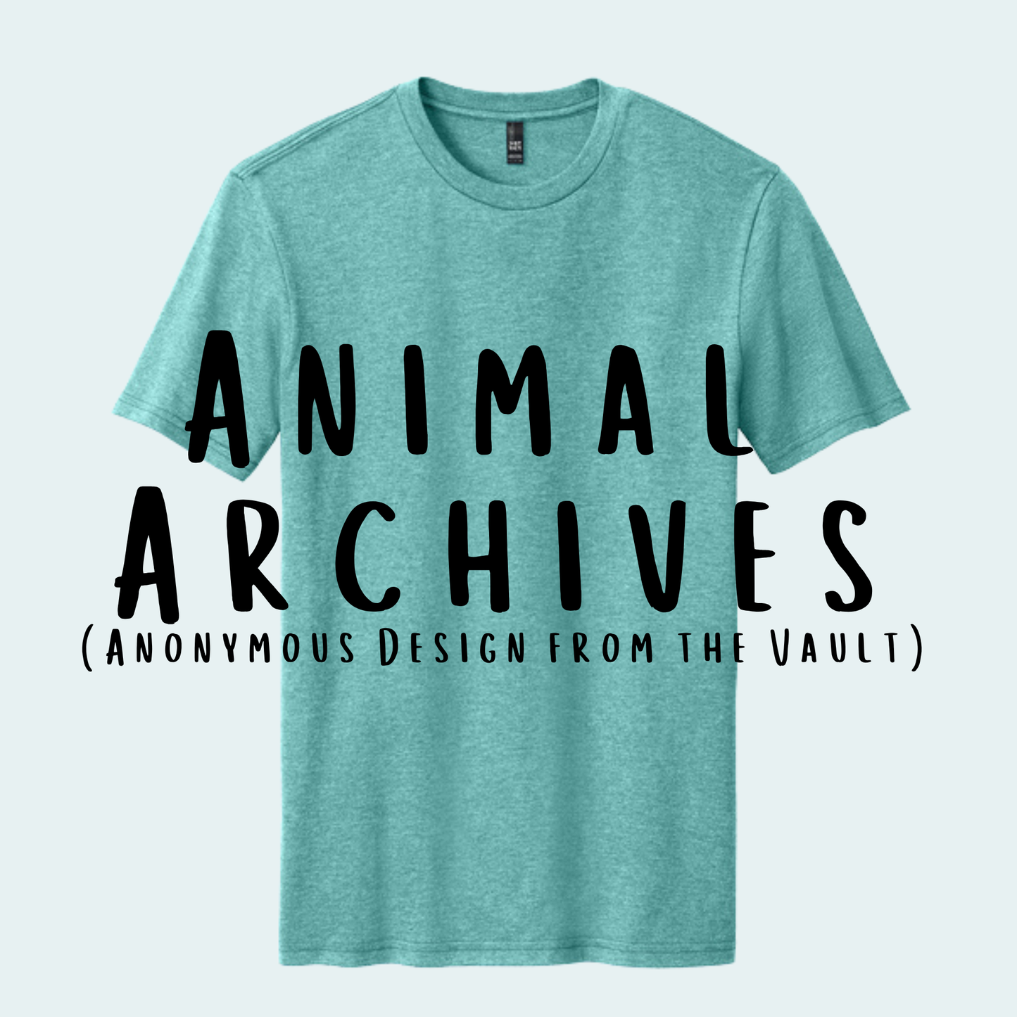 Animal Archives (Anonymous Design from the Vault) Unisex Tee