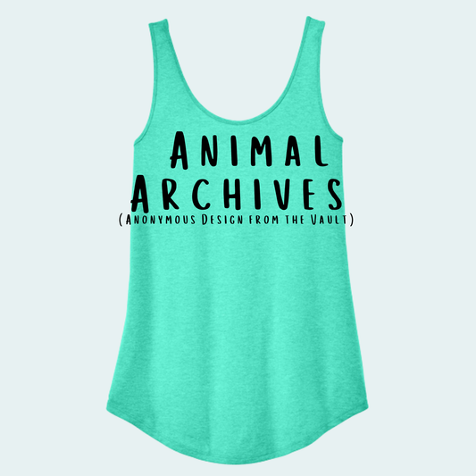 Animal Archives (Anonymous Design from the Vault) Women's Relaxed Tank