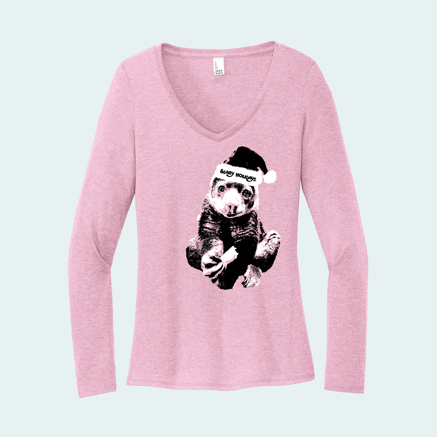 Bear Cuscus (Fundraiser for Memphis AAZK) (Limited Edition for December) Women's Long Sleeve V-Neck Tee