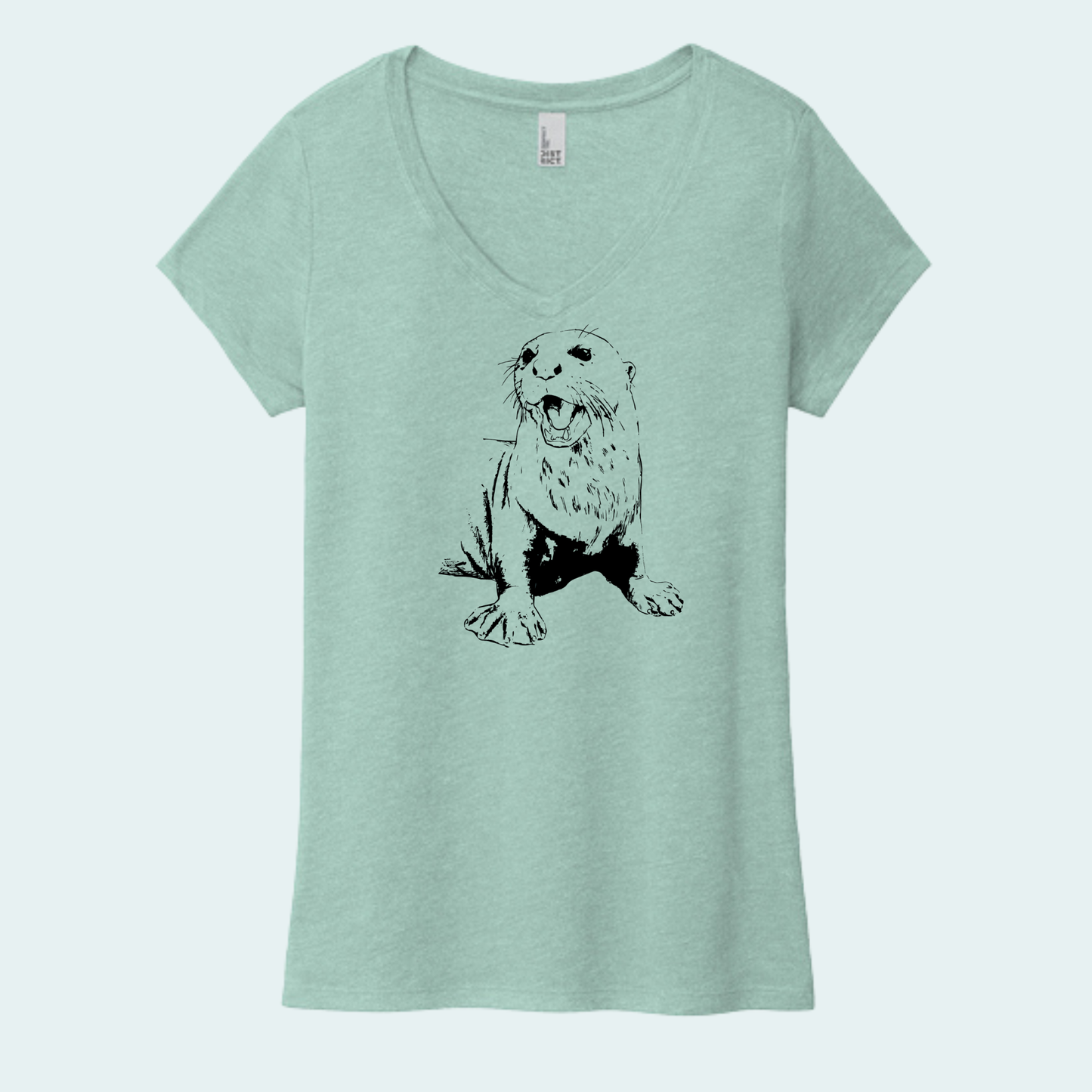 Giant River Otter (Limited Edition for July) Women's V-Neck Tee
