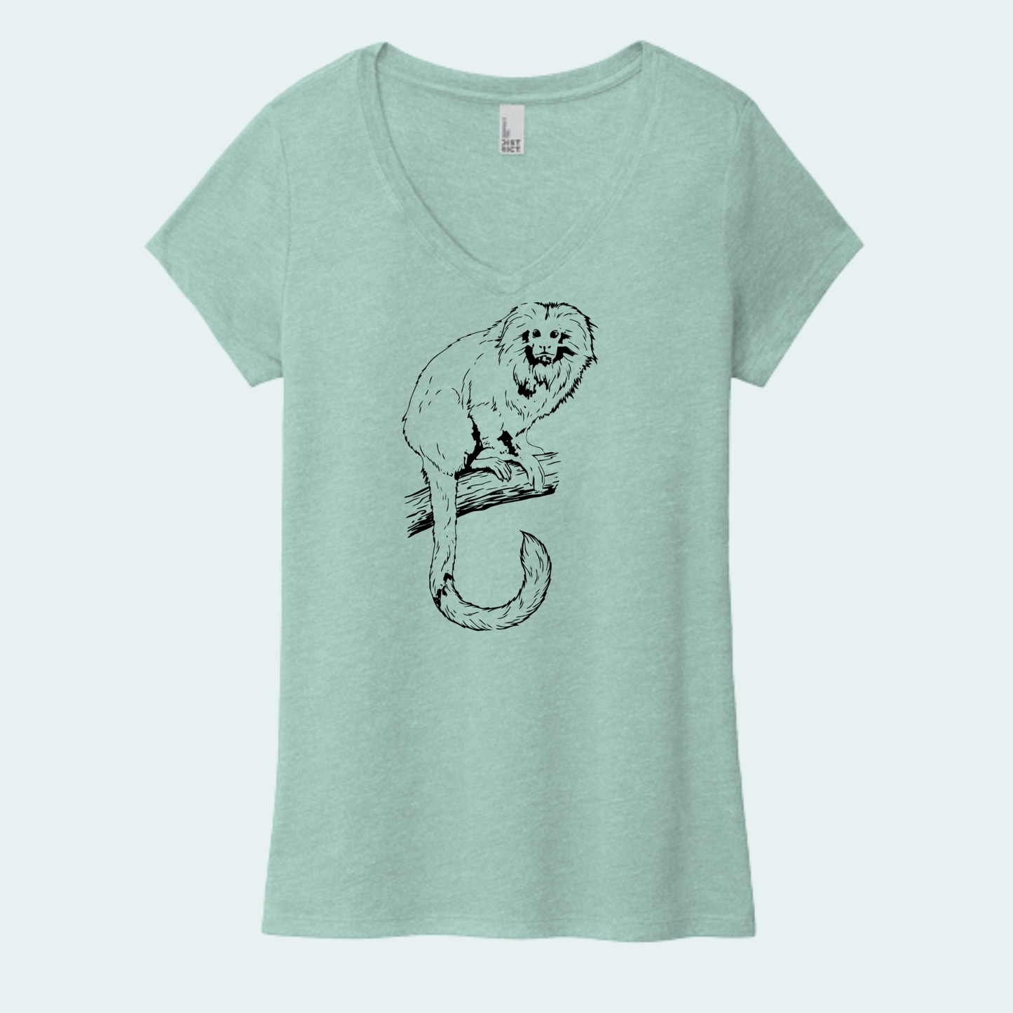 Golden Lion Tamarin (Limited Edition for July) Women's V-Neck Tee