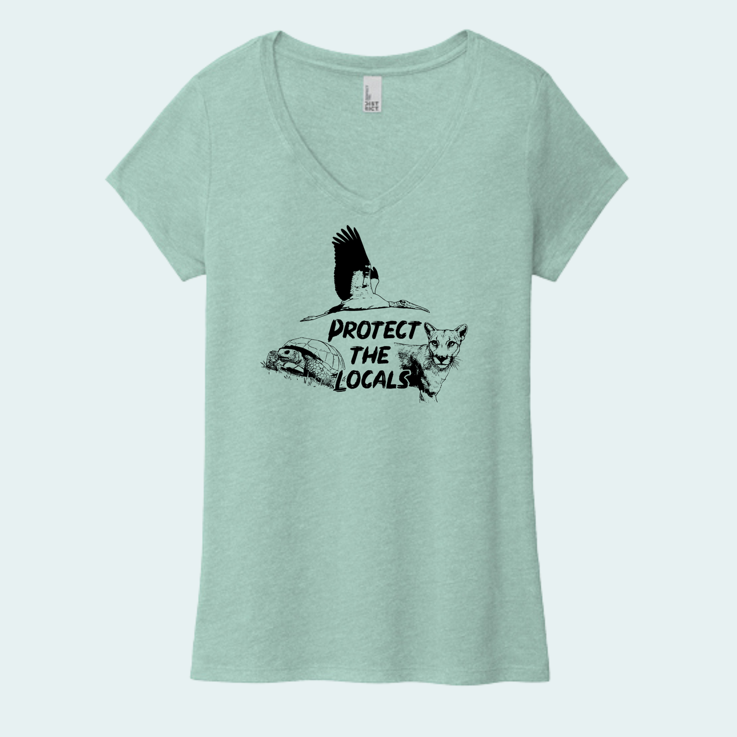 Protect the Locals Fundraiser (Limited Edition for July) Women's V-Neck Tee