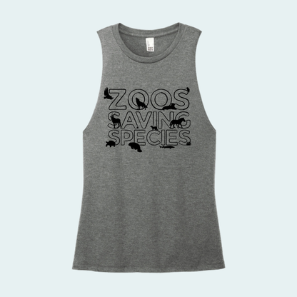 Zoo Saving Species  (Limited Edition for June) Women's Muscle Tank