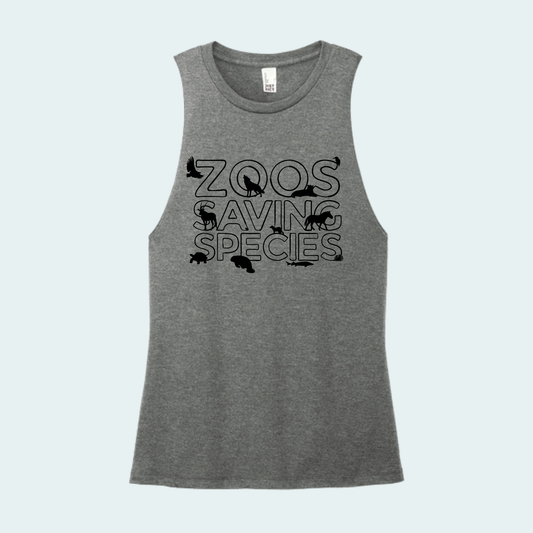 Zoo Saving Species  (Limited Edition for June) Women's Muscle Tank