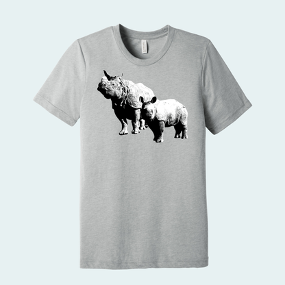 Rhino with Baby (Limited Edition for January) Unisex Tee