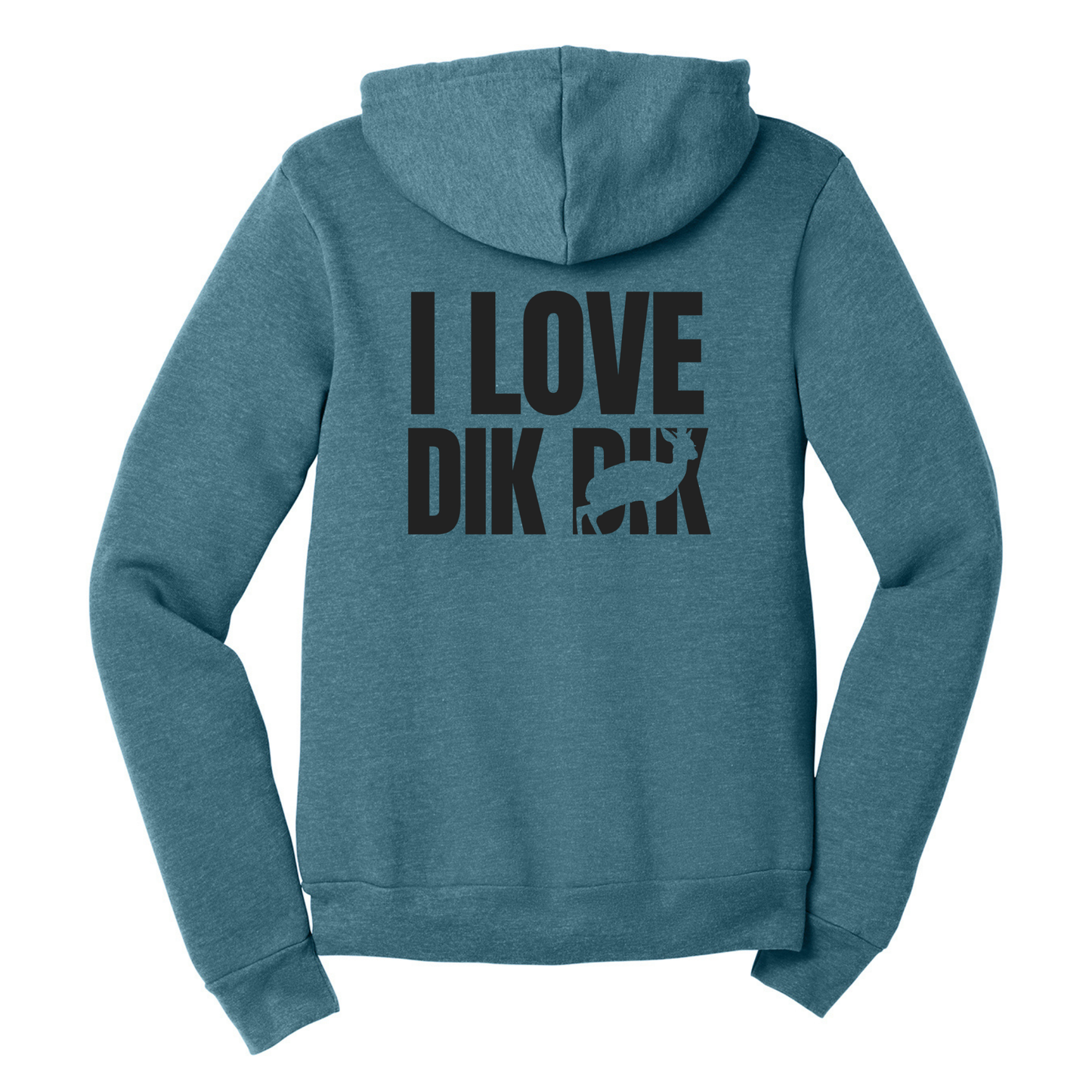 I love Dik Dik - Unisex Full-Zip Hoodie (LIMITED EDITION)