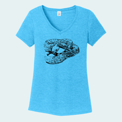 Western Diamondback Rattlesnake (Limited Edition for July) Women's V-Neck Tee