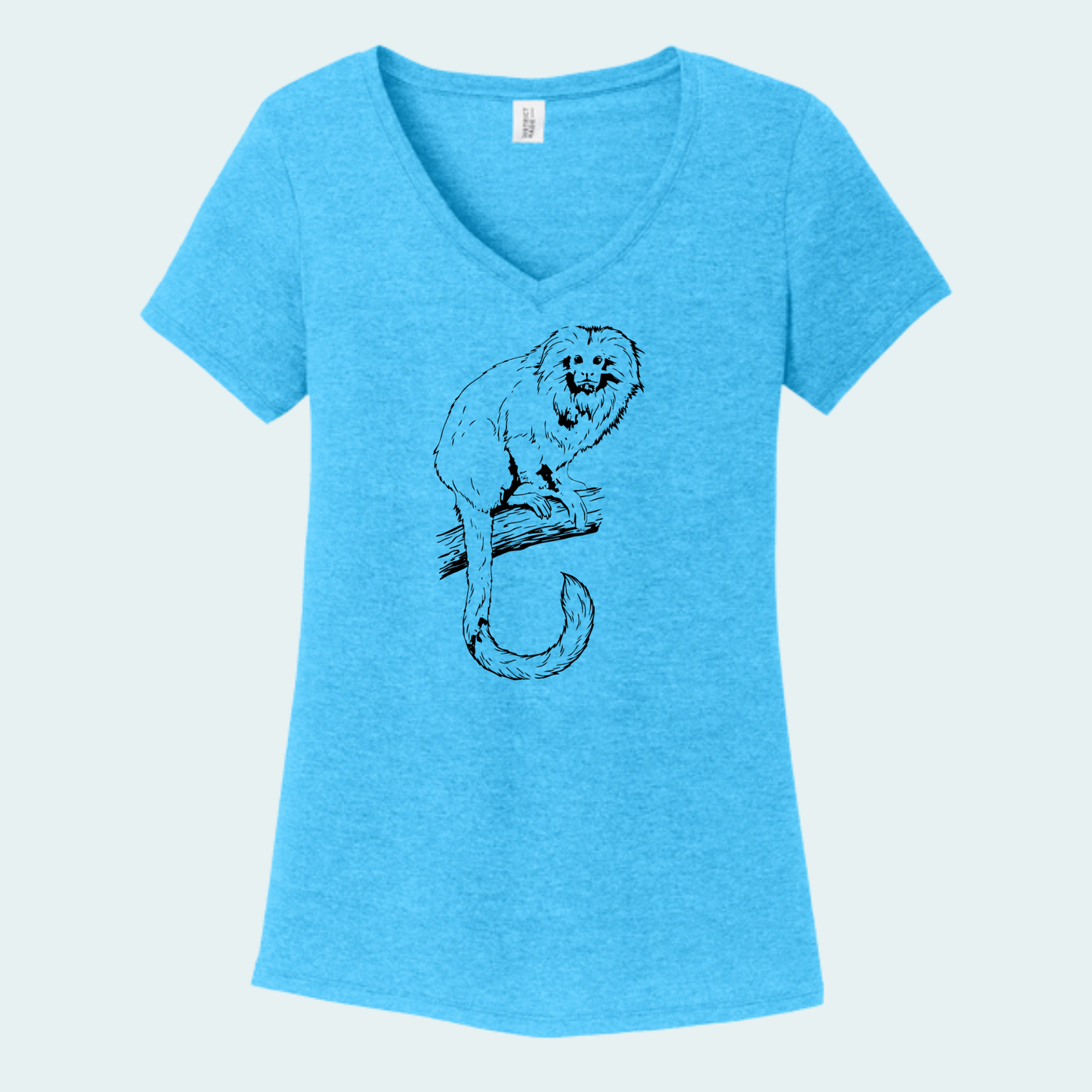 Golden Lion Tamarin (Limited Edition for July) Women's V-Neck Tee