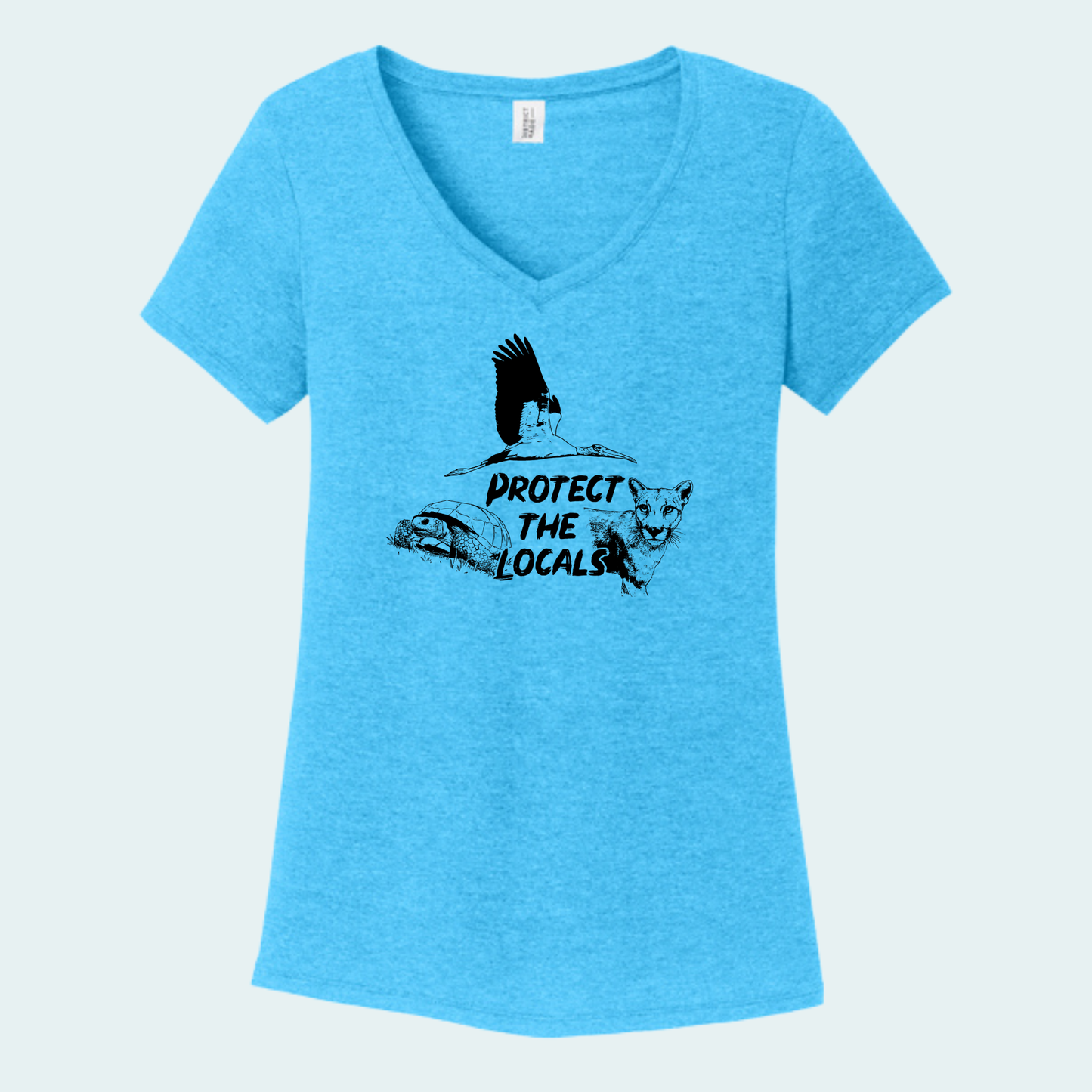 Protect the Locals Fundraiser (Limited Edition for July) Women's V-Neck Tee