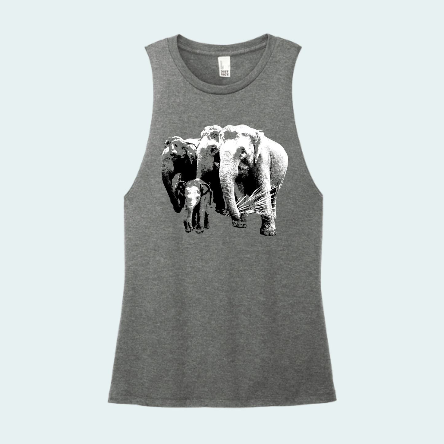 Asian Elephants Fundraiser (Limited Edition for June) Women's Muscle Tank