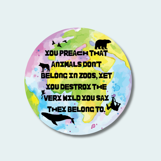 Preach Quote (Limited Edition for February) 4in Sticker