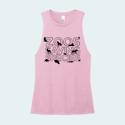 Zoo Saving Species  (Limited Edition for June) Women's Muscle Tank