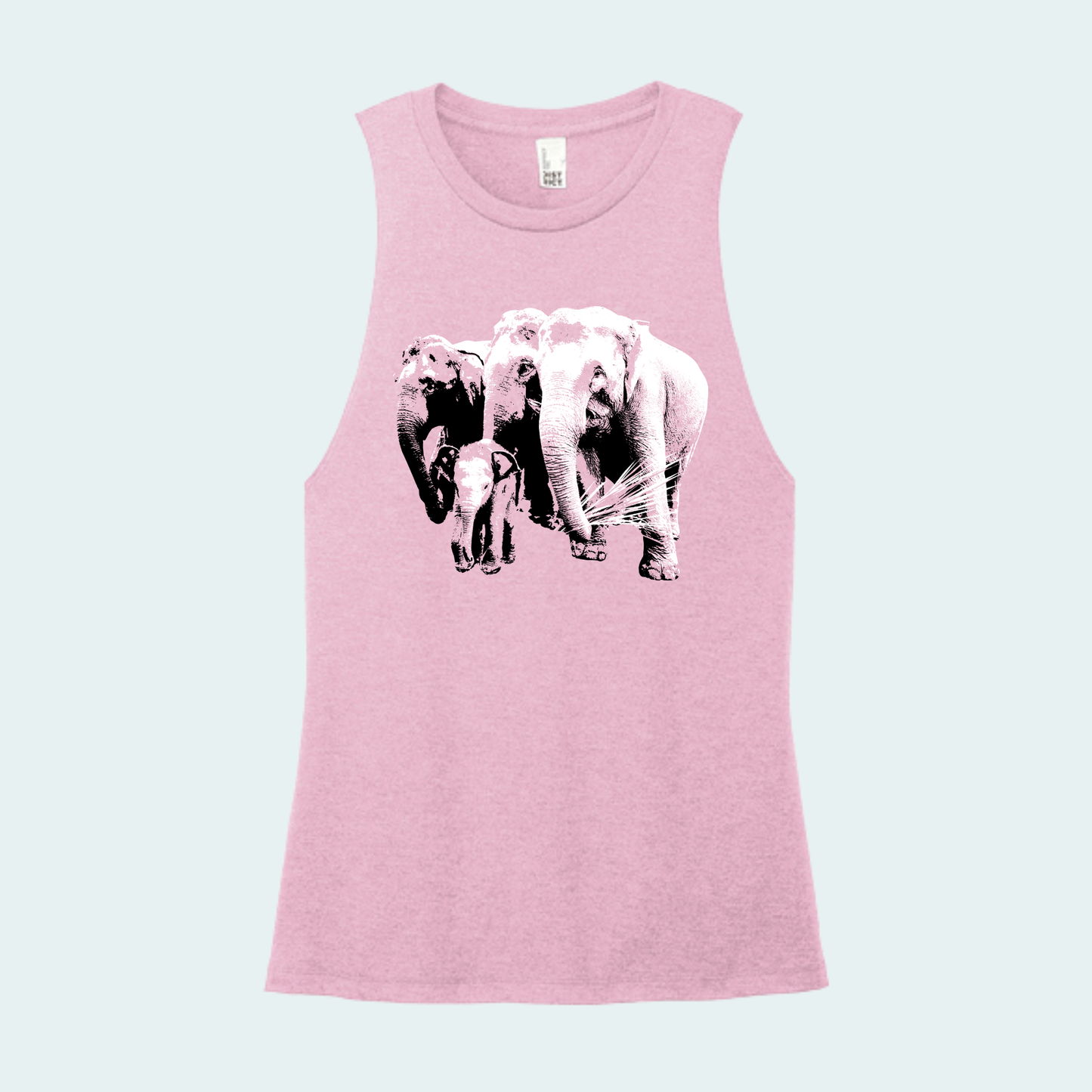 Asian Elephants Fundraiser (Limited Edition for June) Women's Muscle Tank