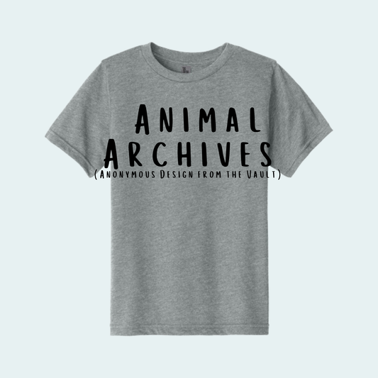 Animal Archives (Anonymous Design from the Vault) Youth Tee