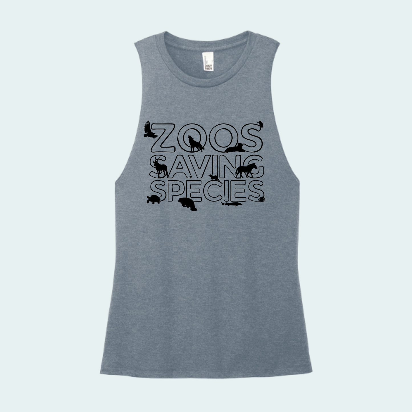Zoo Saving Species  (Limited Edition for June) Women's Muscle Tank