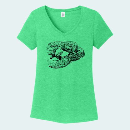 Western Diamondback Rattlesnake (Limited Edition for July) Women's V-Neck Tee