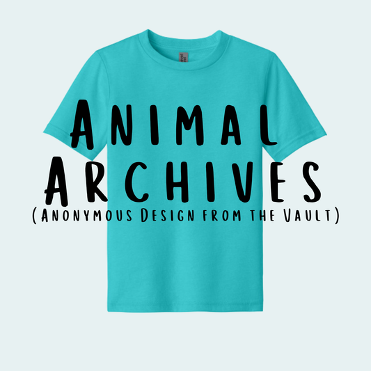 Animal Archives (Anonymous Design from the Vault) Youth Tee