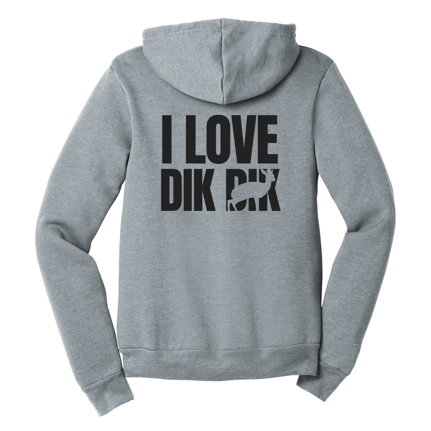 I love Dik Dik - Unisex Full-Zip Hoodie (LIMITED EDITION)