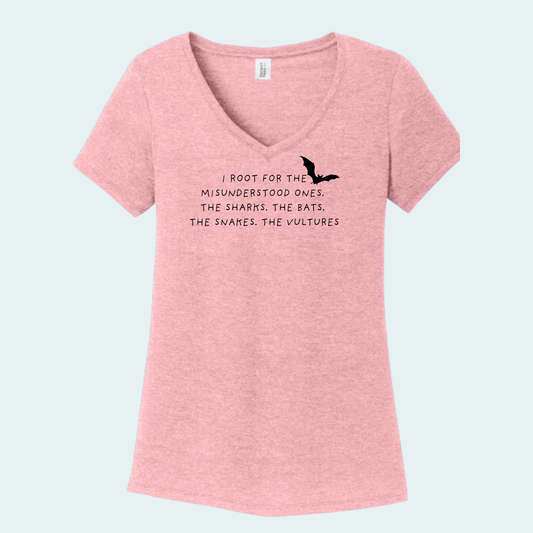 I root for the misunderstood (Limited Edition for July) Women's V-Neck Tee