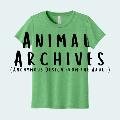 Animal Archives (Anonymous Design from the Vault) Youth Tee