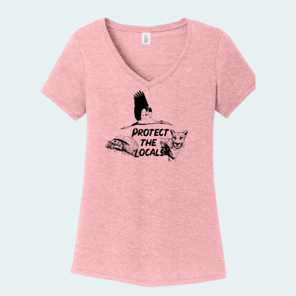 Protect the Locals Fundraiser (Limited Edition for July) Women's V-Neck Tee