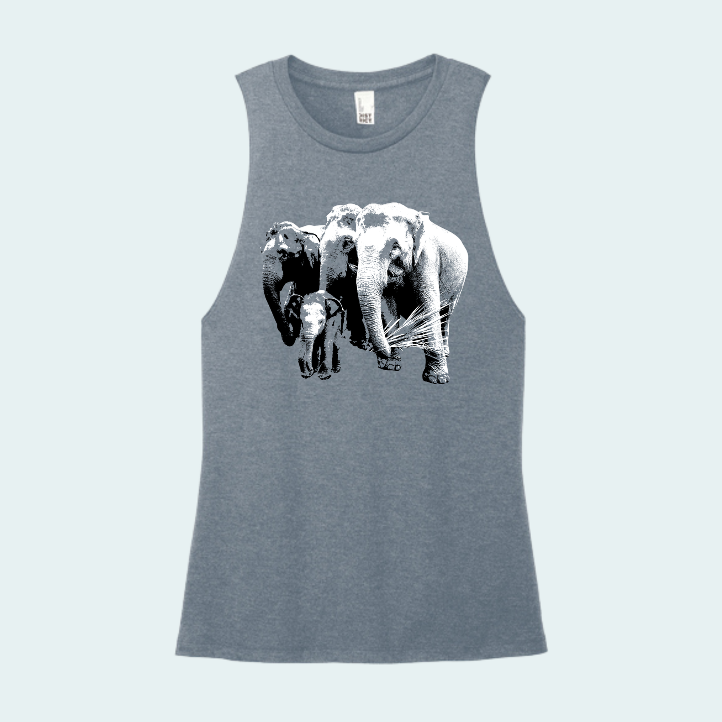 Asian Elephants Fundraiser (Limited Edition for June) Women's Muscle Tank