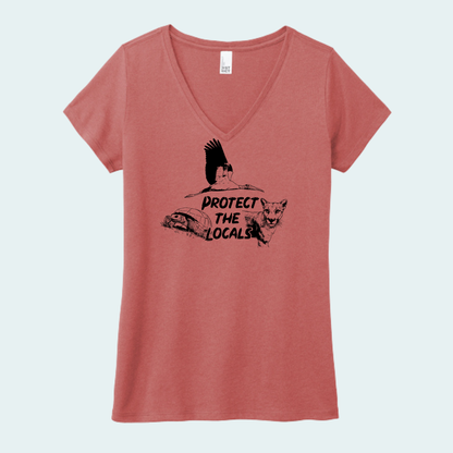 Protect the Locals Fundraiser (Limited Edition for July) Women's V-Neck Tee