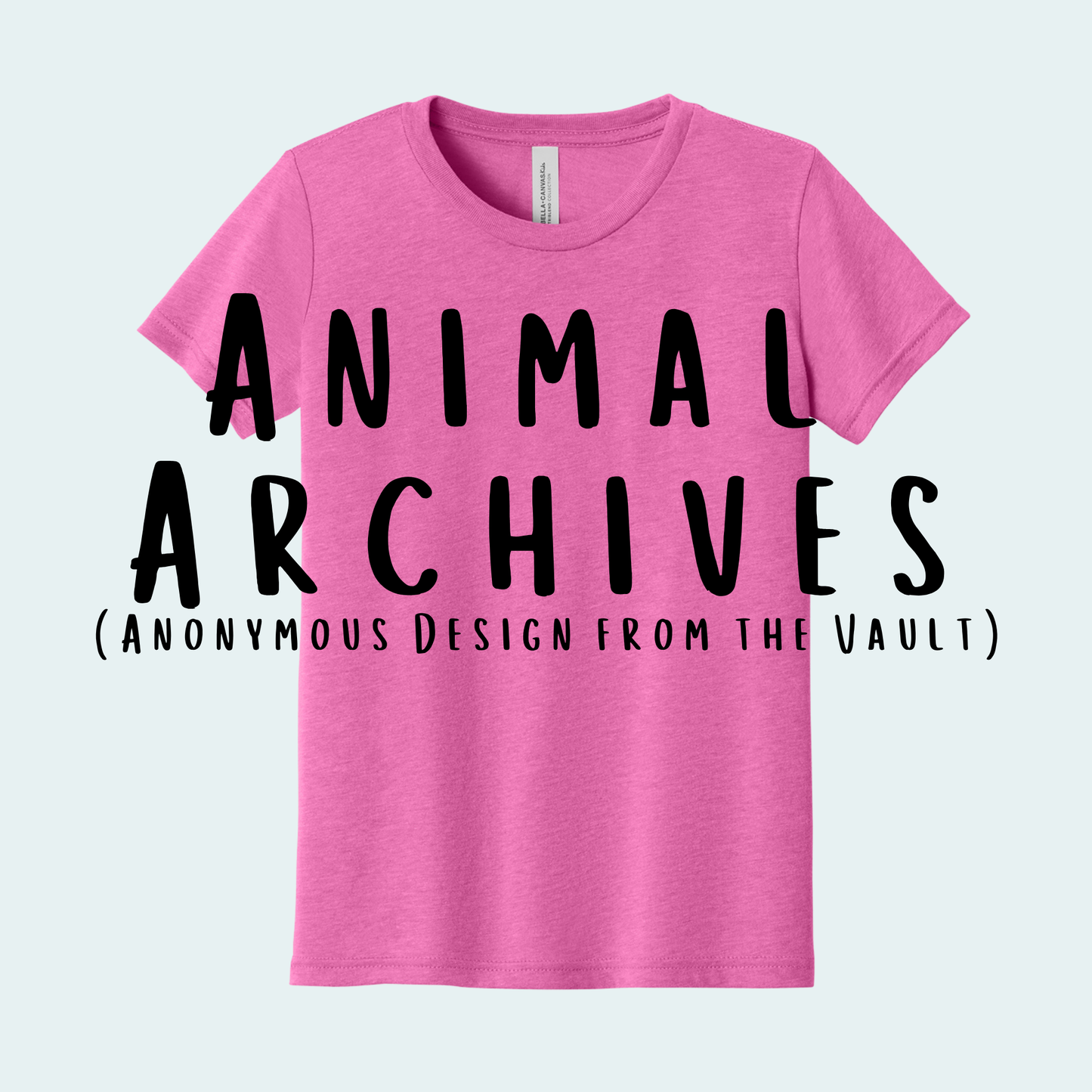 Animal Archives (Anonymous Design from the Vault) Youth Tee