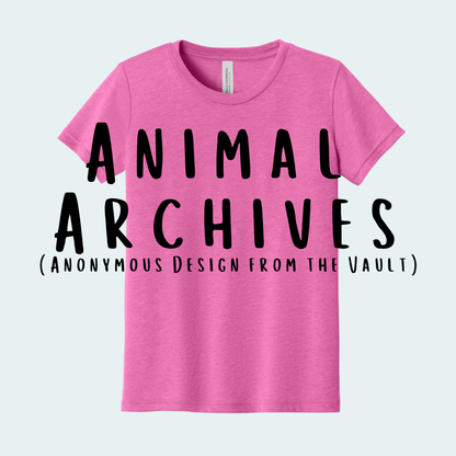 Animal Archives (Anonymous Design from the Vault) Youth Tee