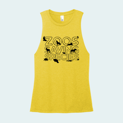 Zoo Saving Species  (Limited Edition for June) Women's Muscle Tank