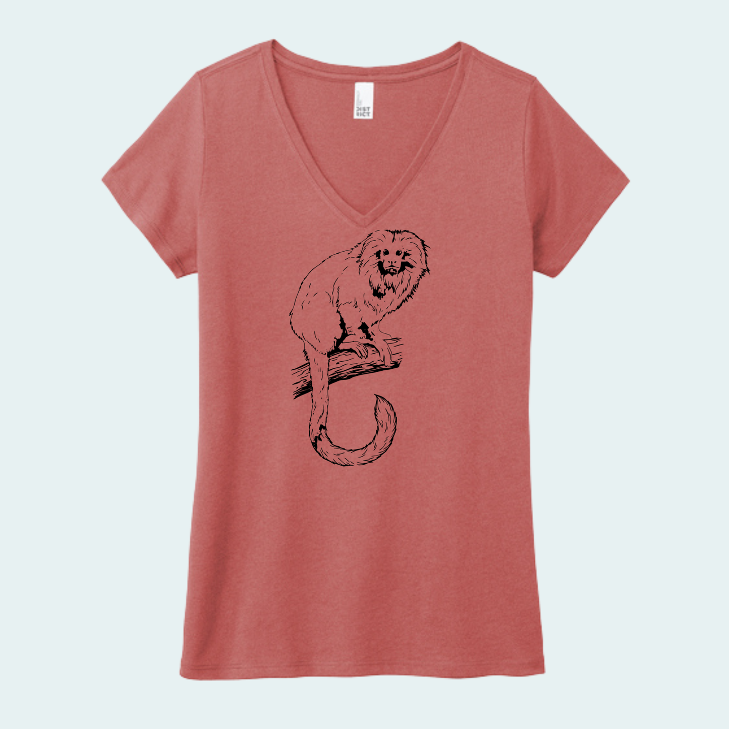 Golden Lion Tamarin (Limited Edition for July) Women's V-Neck Tee