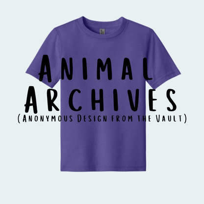 Animal Archives (Anonymous Design from the Vault) Youth Tee