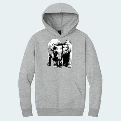 Baby Elephants (Limited Edition for January) Heavy Hoodie