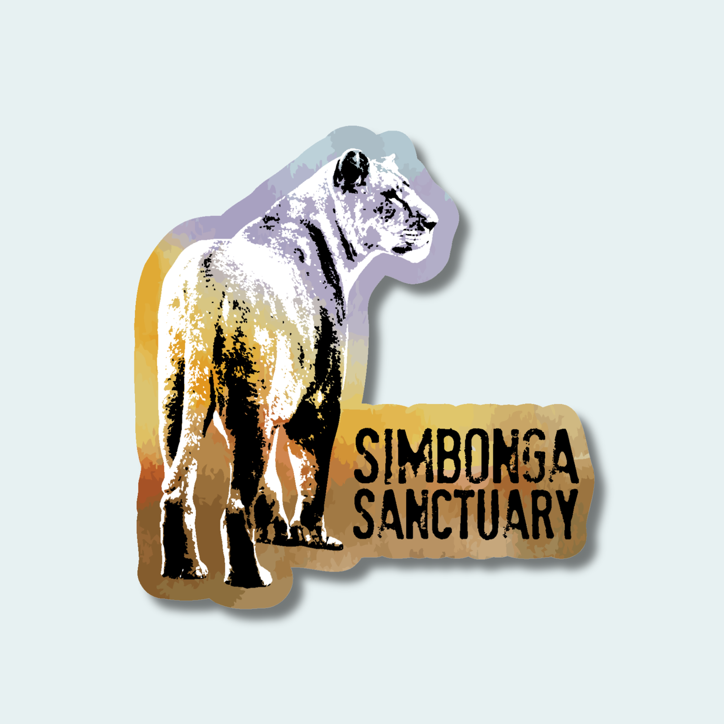 Lioness Simbonga Sanctuary Fundraiser (Limited Edition for January) 4in Sticker