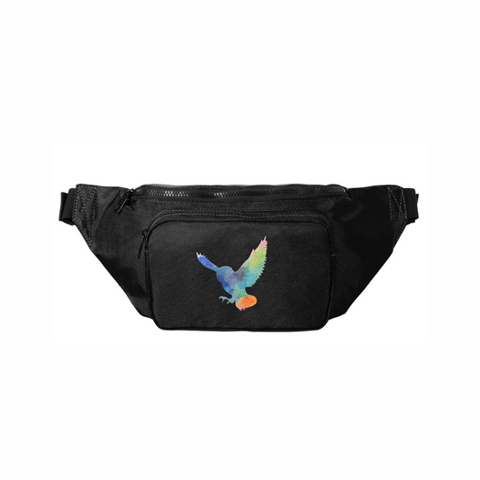 Owl Rainbow Embroidery - Crossbody Hip Bag