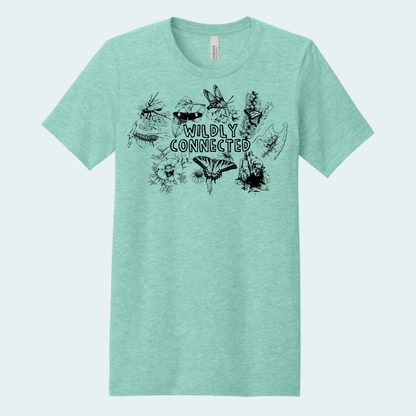 Wildly Connected - Pollinator Partnership Fundraiser (Limited Edition for October) Unisex Bella + Canvas Tee
