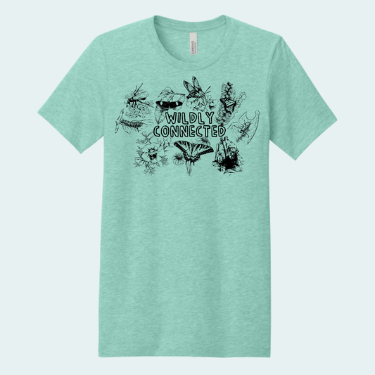 Wildly Connected - Pollinator Partnership Fundraiser (Limited Edition for October) Unisex Bella + Canvas Tee