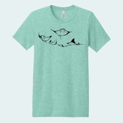 Cownose Rays (Limited Edition for October) Unisex Bella + Canvas Tee