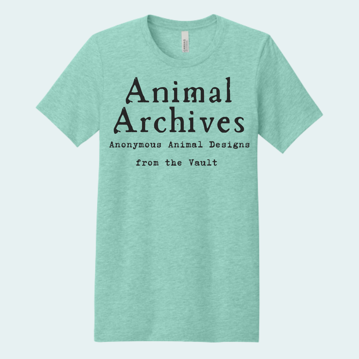 Animal Archives (Anonymous Animal Designs from the Vault) Unisex Bella + Canvas Tee
